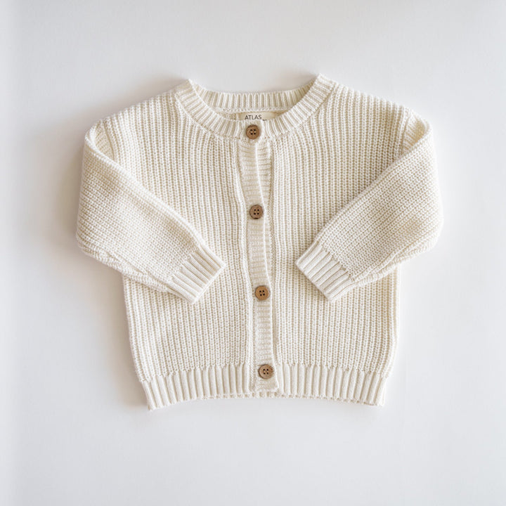 Organic Oversized Knit Cardigan - shopatlasgrey