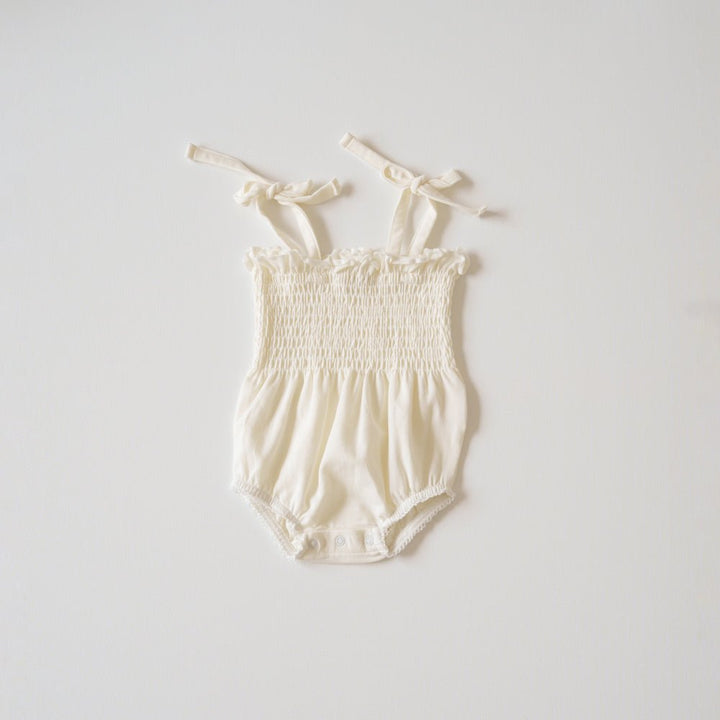 Organic Ruffled Romper - shopatlasgrey