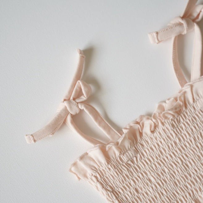 Organic Ruffled Romper - shopatlasgrey