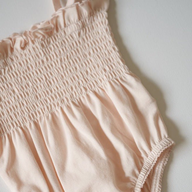 Organic Ruffled Romper - shopatlasgrey