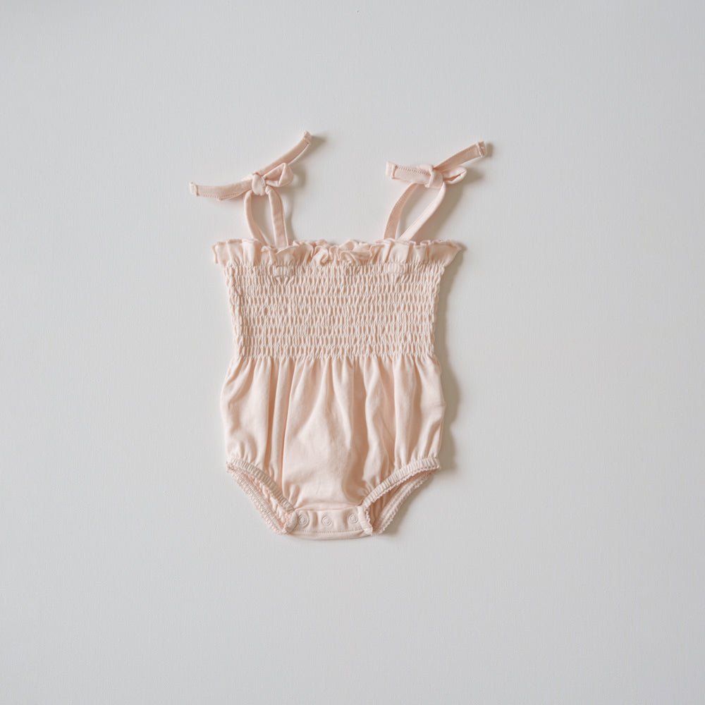 Organic Ruffled Romper - shopatlasgrey
