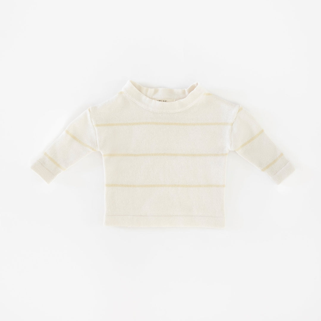 Organic Striped Knit Longsleeve - shopatlasgrey