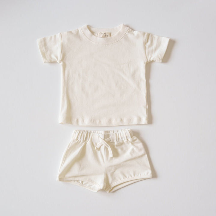Organic T-Shirt & Short Set - shopatlasgrey
