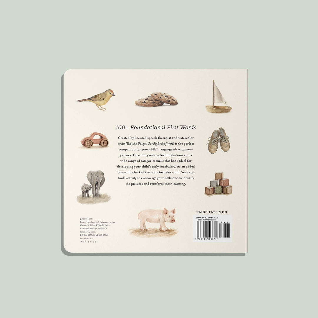 Our Big Book of First Words - shopatlasgrey