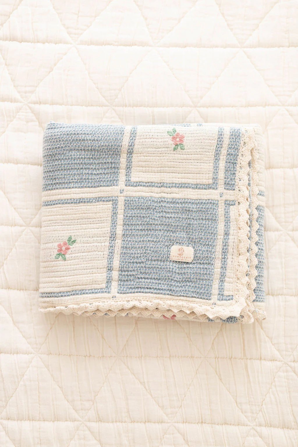 Patchwork Blanket - Spring Bloom - shopatlasgrey