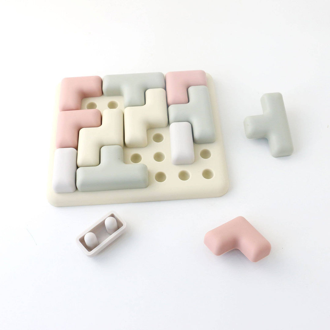 Pentomino Silicone Puzzle – Montessori Shape & Logic Toy - shopatlasgrey