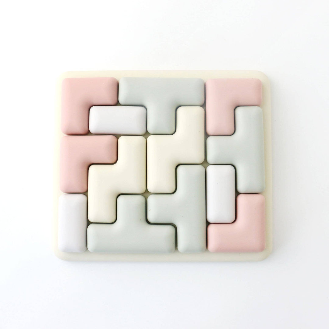 Pentomino Silicone Puzzle – Montessori Shape & Logic Toy - shopatlasgrey