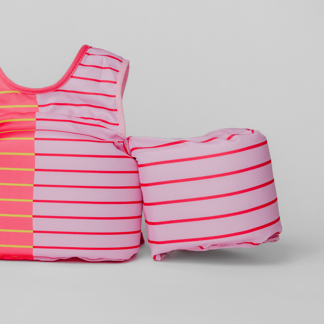 Pink Lemonade Stripe Kids Float - shopatlasgrey