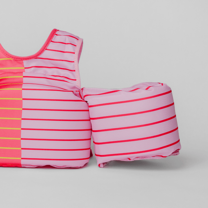 Pink Lemonade Stripe Kids Float - shopatlasgrey