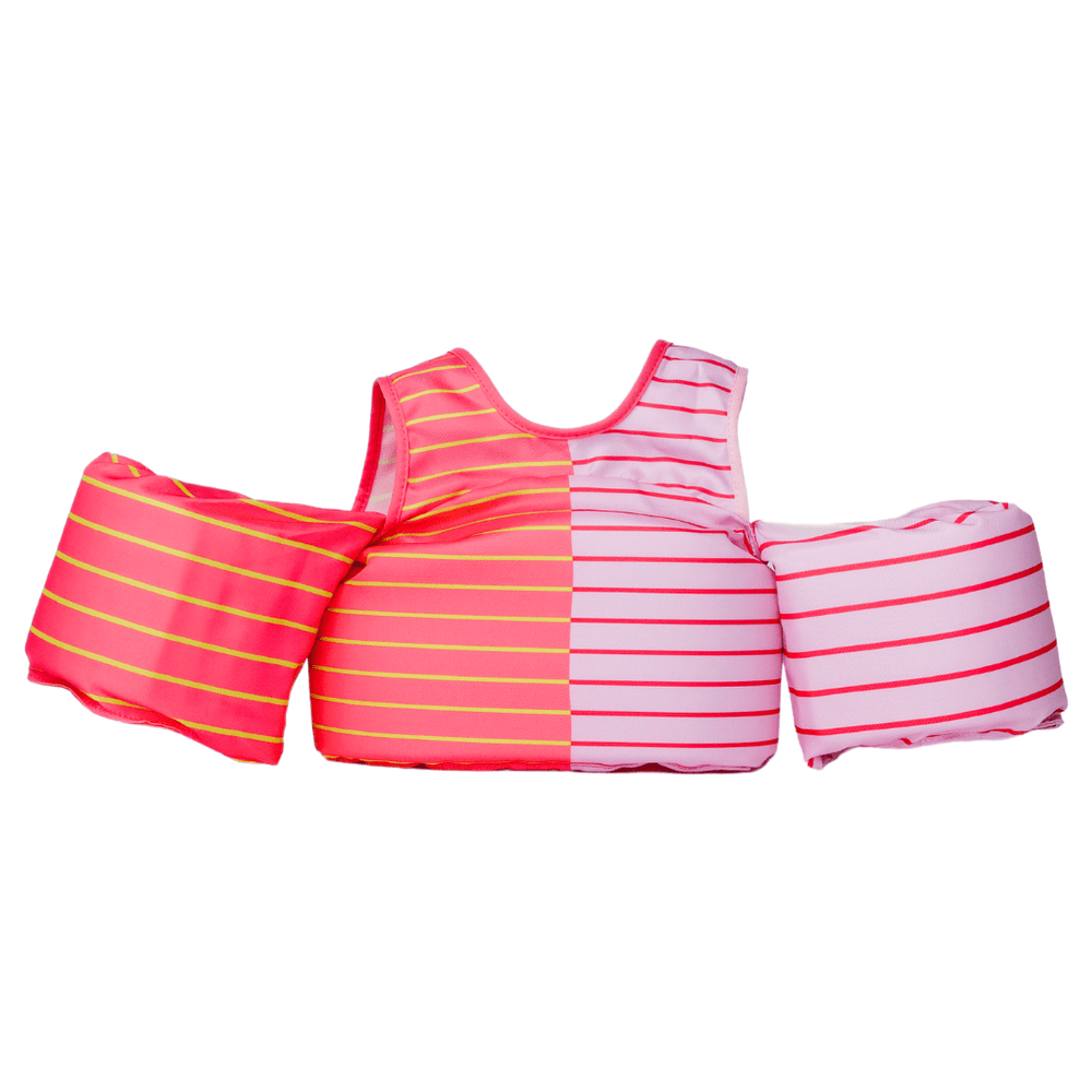 Pink Lemonade Stripe Kids Float - shopatlasgrey