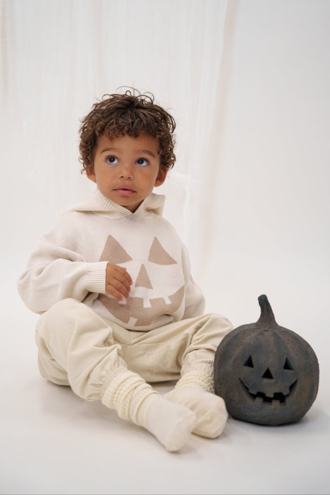 Pumpkin Knit Hoodie - shopatlasgrey