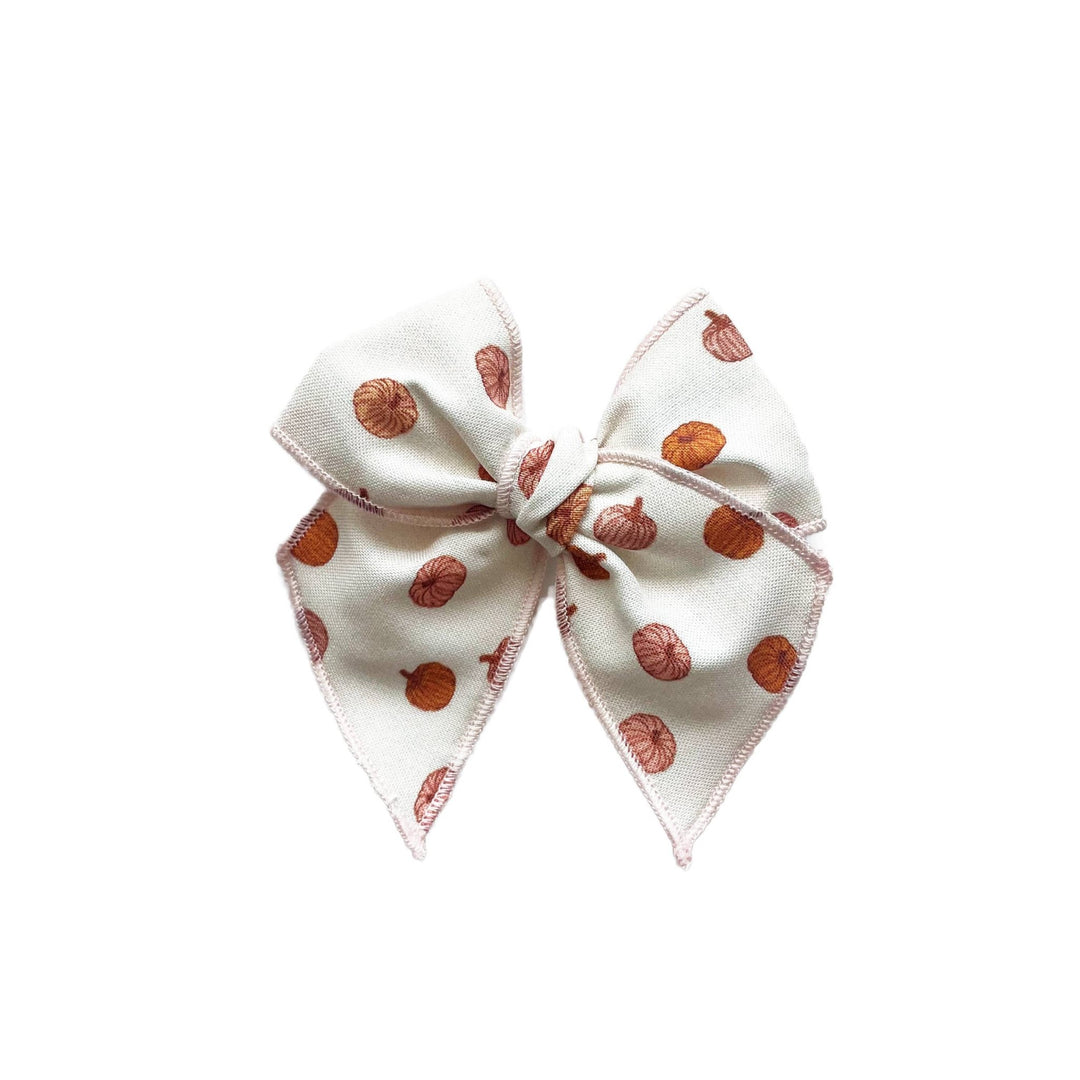 Pumpkins Elle Bow  - shopatlasgrey