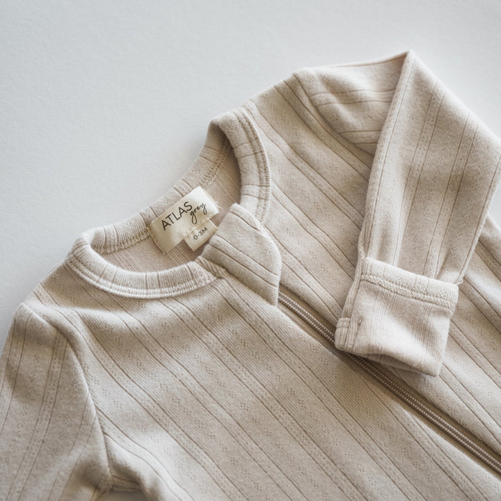 Recycled Zipper Romper - shopatlasgrey