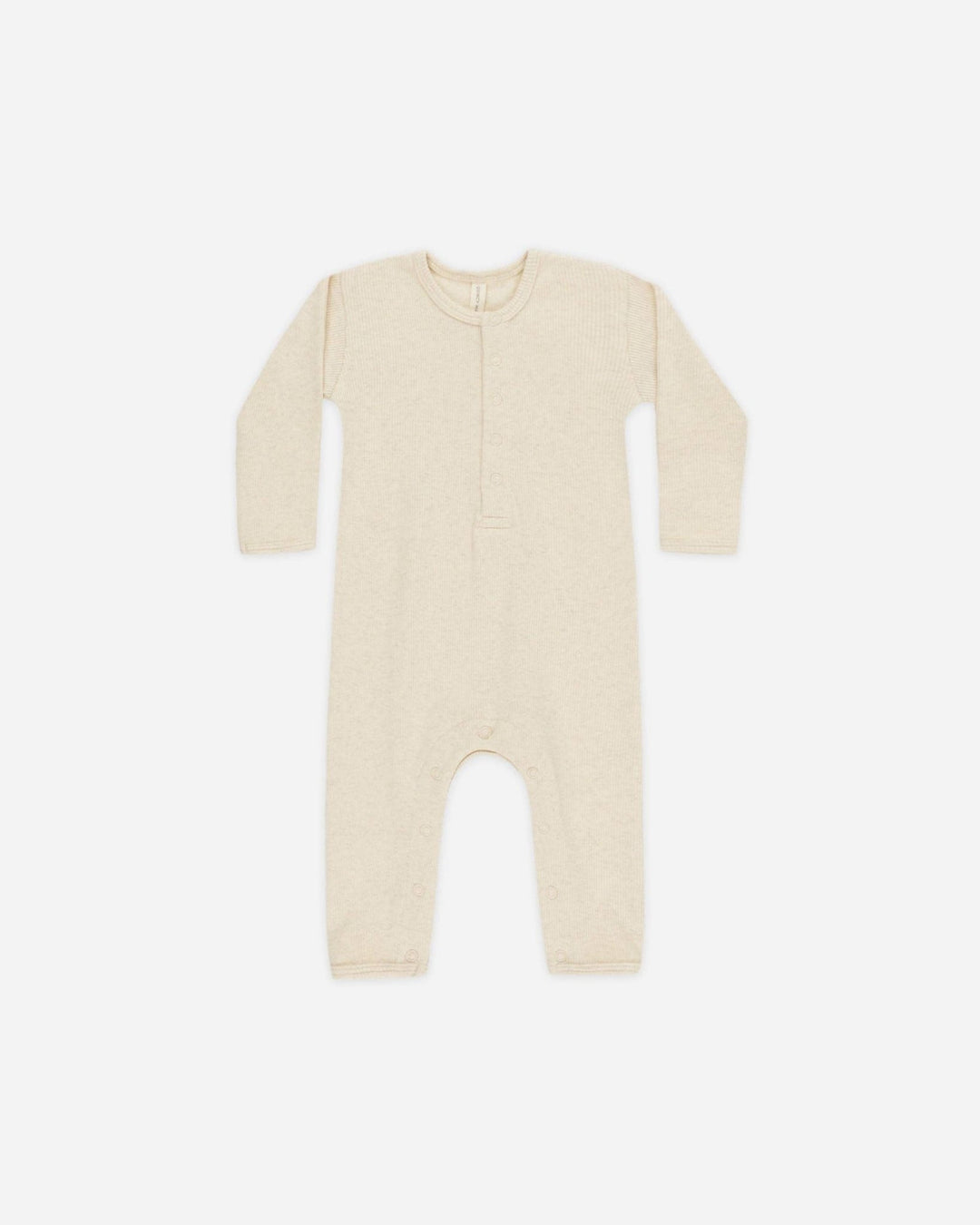 Ribbed Baby Jumpsuit || Oatmeal - shopatlasgrey