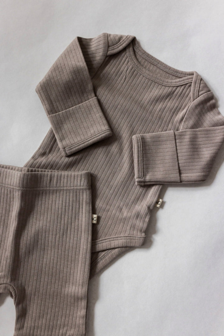 Ribbed Bodysuit Set - shopatlasgrey