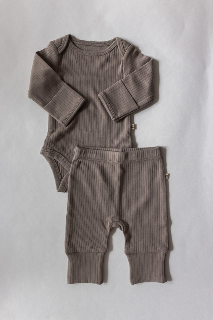 Ribbed Bodysuit Set - shopatlasgrey