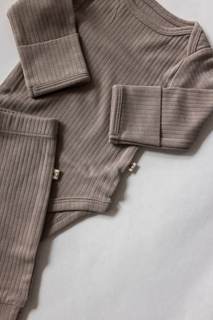 Ribbed Bodysuit Set - shopatlasgrey