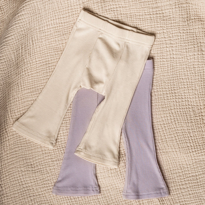 Ribbed Modal Flare Pant - shopatlasgrey