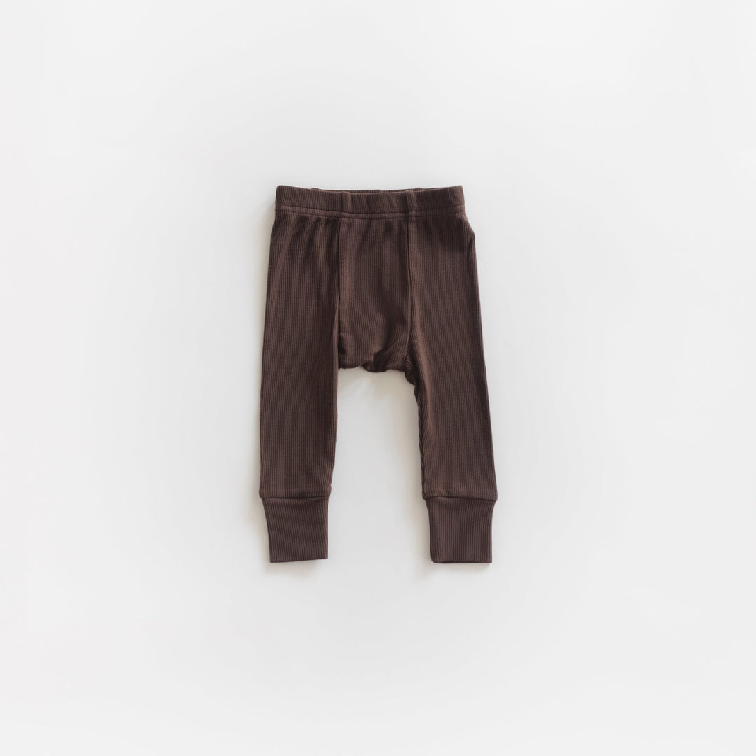 Ribbed Modal Pant - Espresso - shopatlasgrey