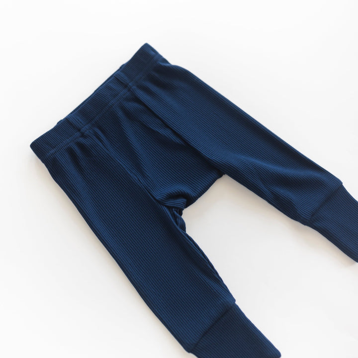 Ribbed Modal Pant - Navy - shopatlasgrey