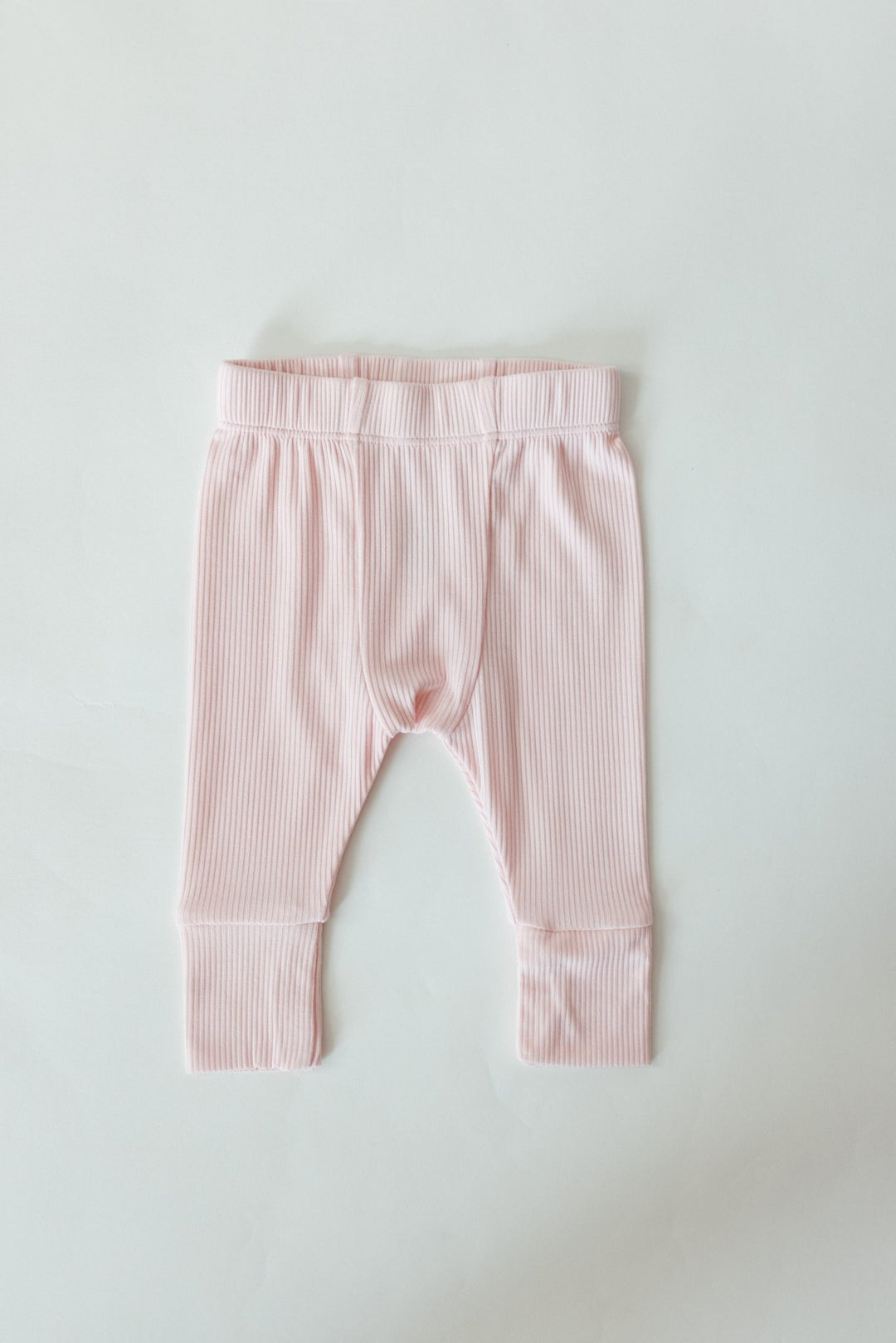 Ribbed Modal Pant - Pale Pink - shopatlasgrey