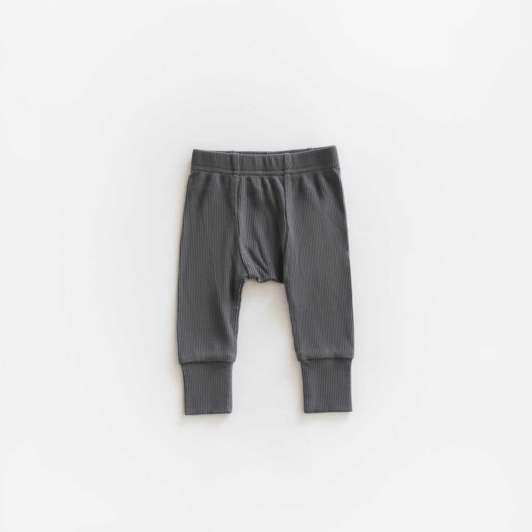 Ribbed Modal Pant - Pewter - shopatlasgrey