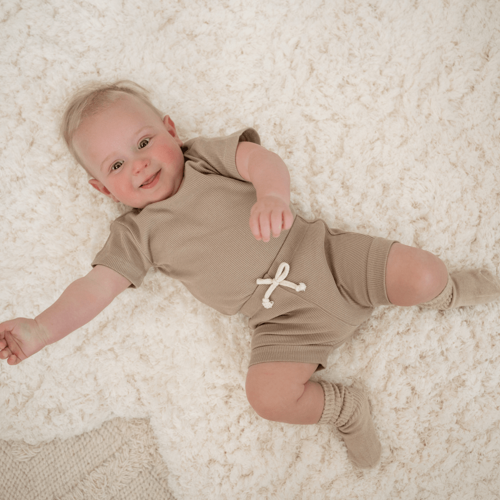 Ribbed Short Set - shopatlasgrey