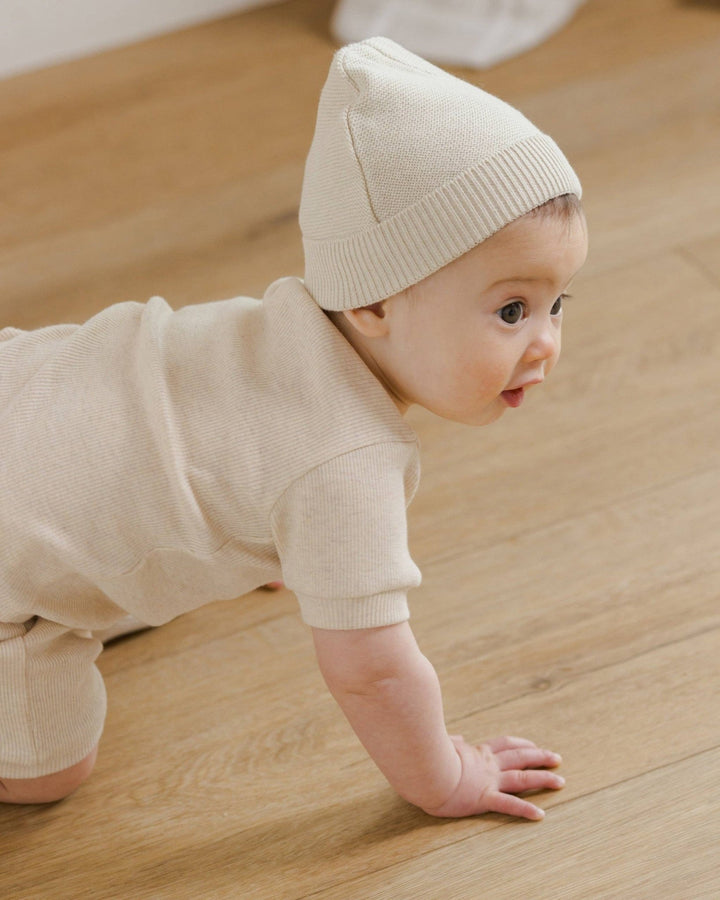 Ribbed Shortie Set || Oatmeal - shopatlasgrey