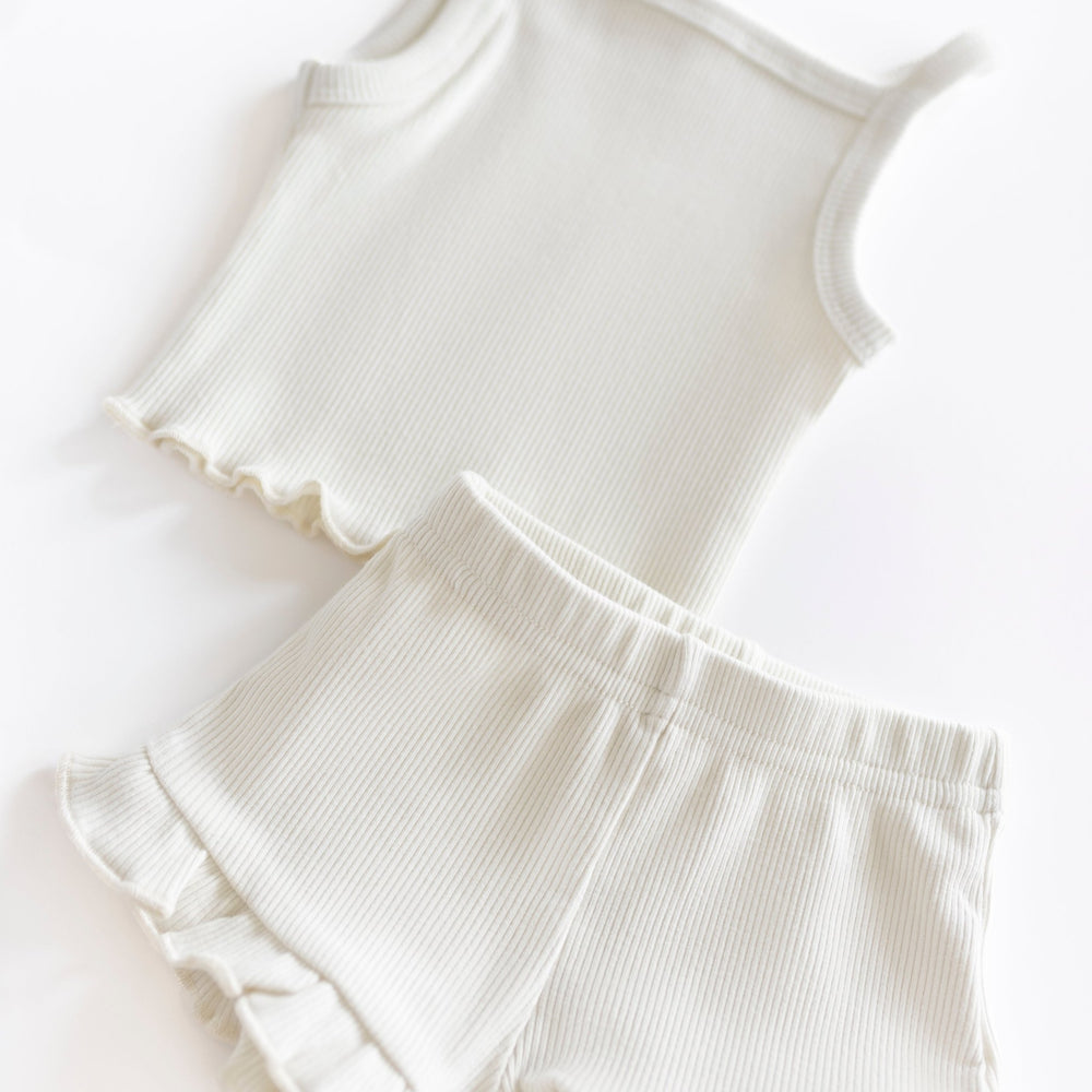 Ribbed Tank Top & Short Set - shopatlasgrey