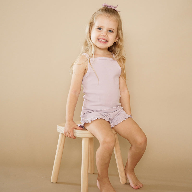 Ribbed Tank Top & Short Set - shopatlasgrey