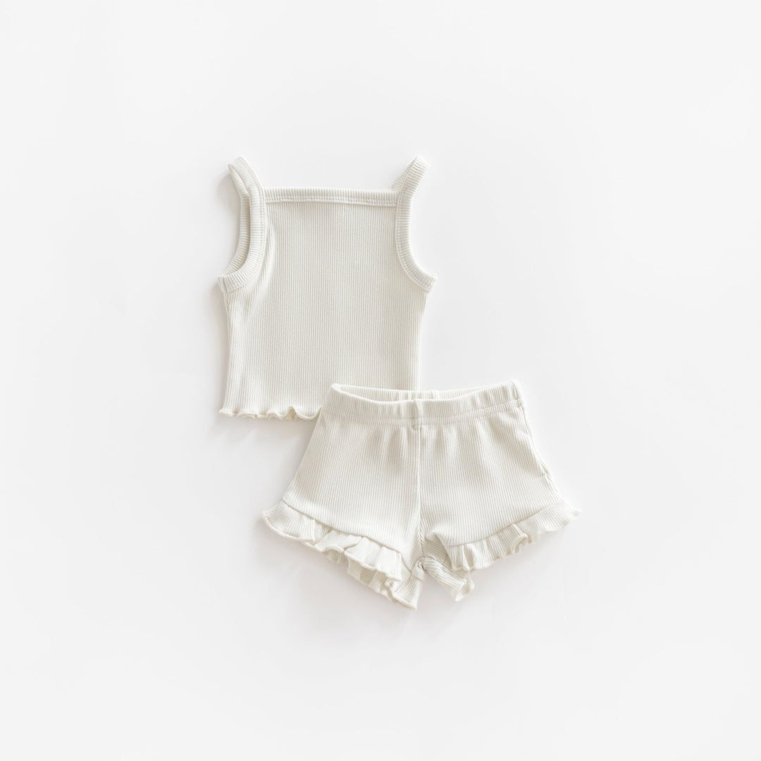 Ribbed Tank Top & Short Set - shopatlasgrey