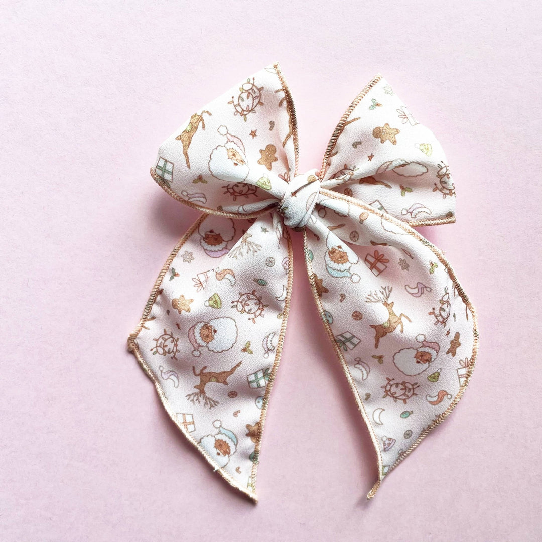Santa & Friends Elle Hair Bow - shopatlasgrey