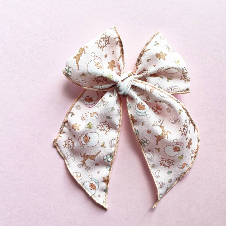 Santa & Friends Elle Hair Bow - shopatlasgrey