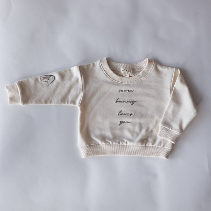 Some Bunny Loves You Crewneck - shopatlasgrey