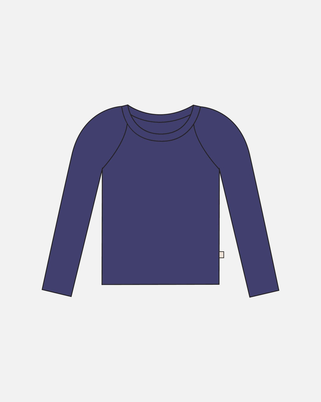 SPF Longsleeve Swim Shirt - Navy - shopatlasgrey
