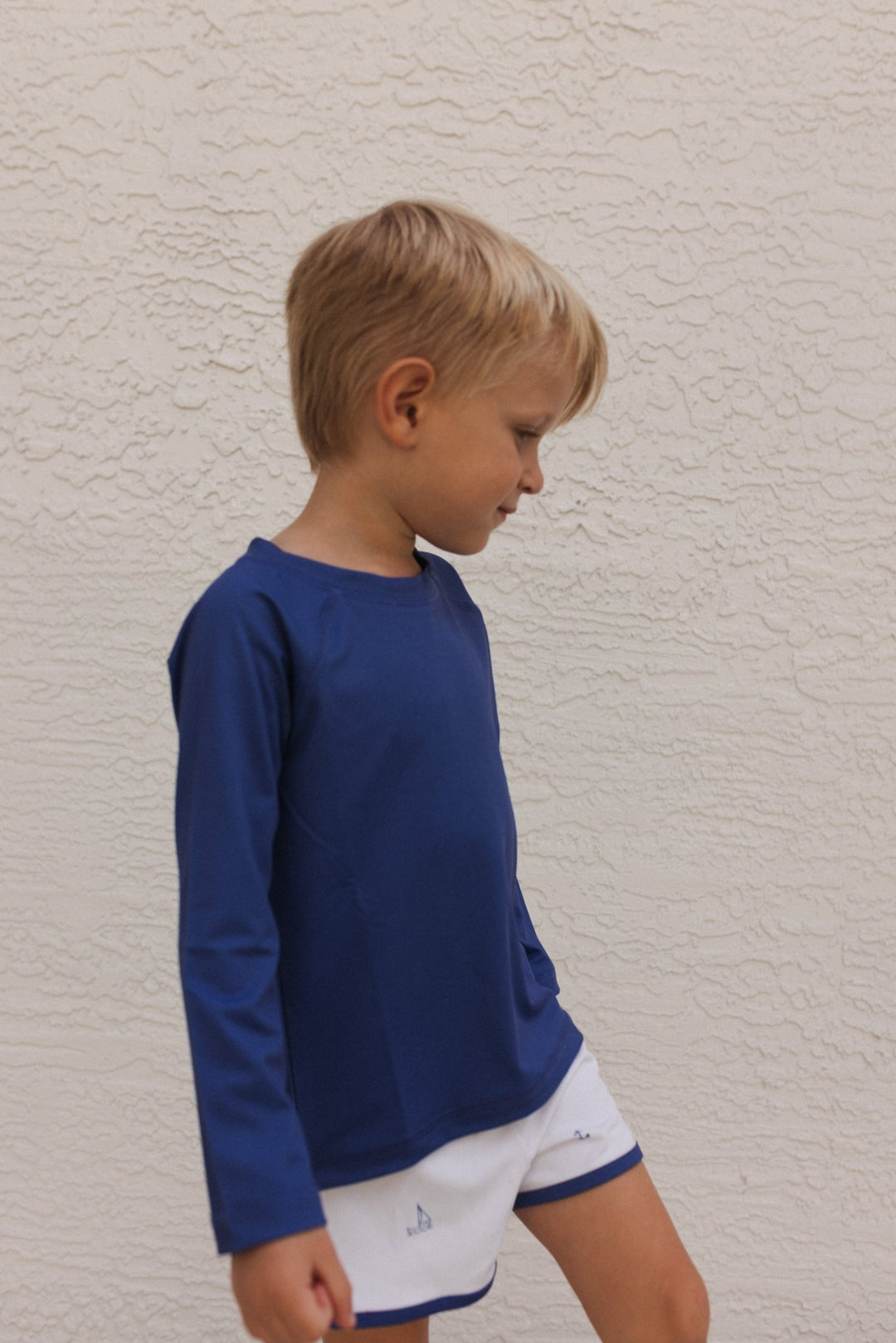 SPF Longsleeve Swim Shirt - Navy - shopatlasgrey