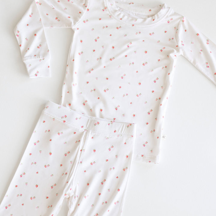 Strawberry Bamboo Pajamas - shopatlasgrey
