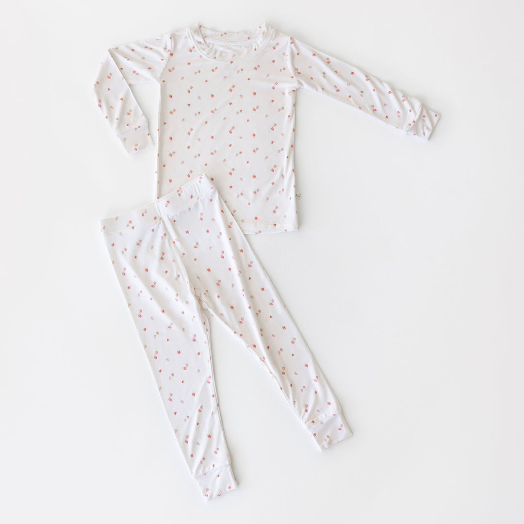 Strawberry Bamboo Pajamas - shopatlasgrey