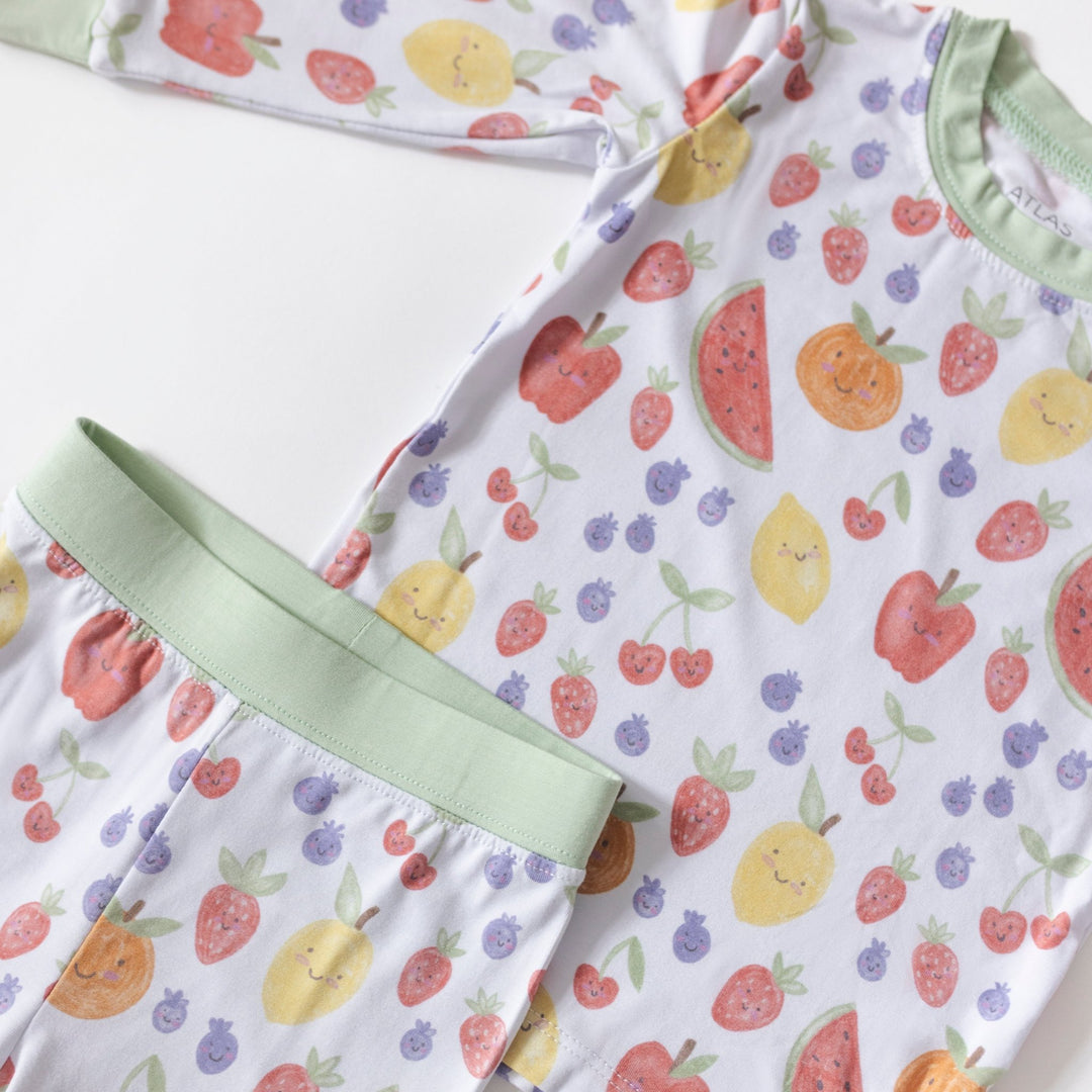 Summertime Fruits Bamboo Pajamas - shopatlasgrey