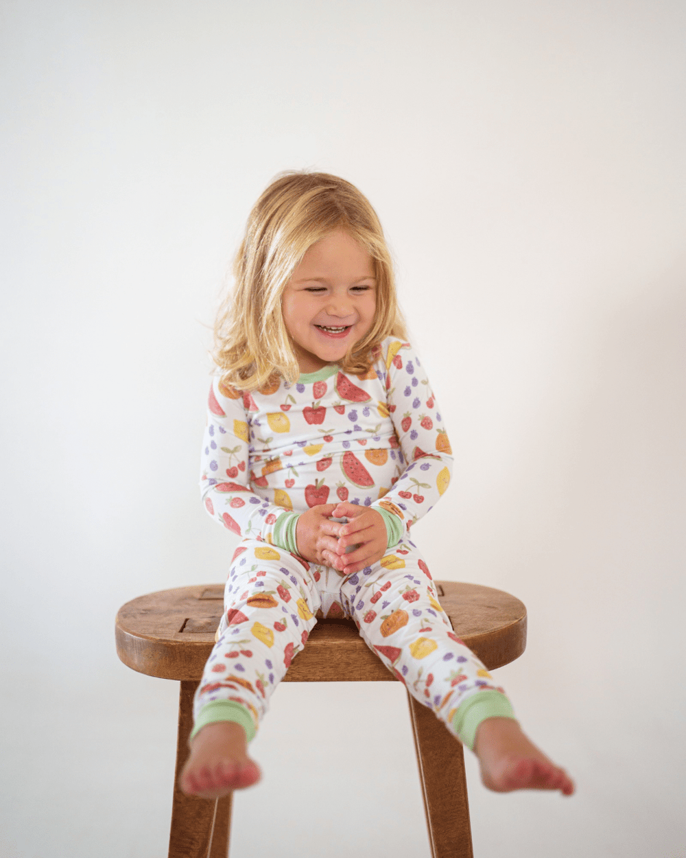 Summertime Fruits Bamboo Pajamas - shopatlasgrey