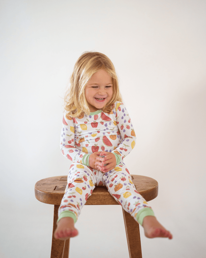 Summertime Fruits Bamboo Pajamas - shopatlasgrey