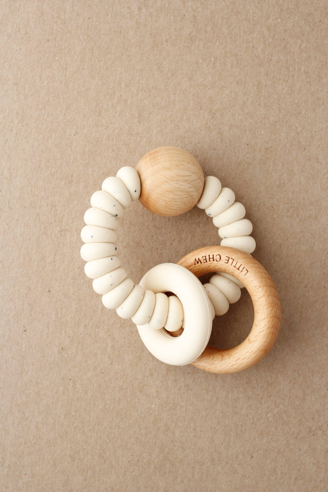 Teether - Dany | Speckled Cream - shopatlasgrey