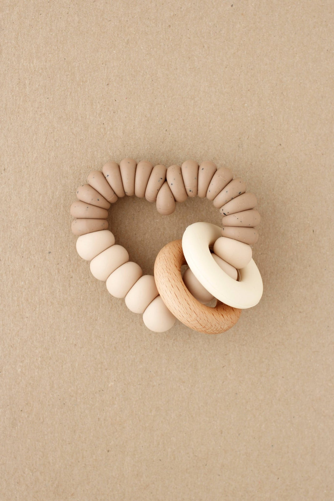 Teether   - Heart | Truffle - shopatlasgrey