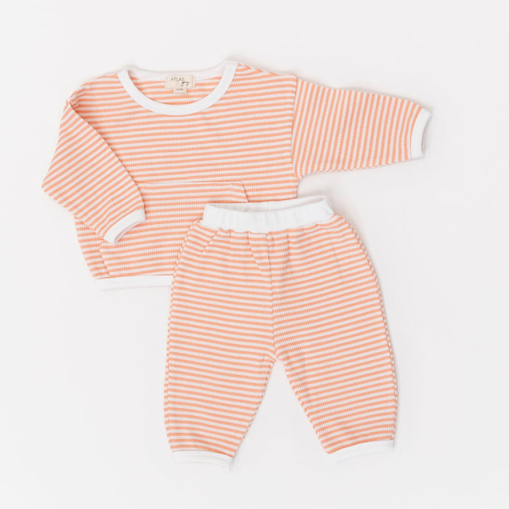Waffle Long Sleeve Set - shopatlasgrey