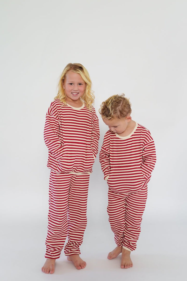 Waffle Long Sleeve Set - shopatlasgrey