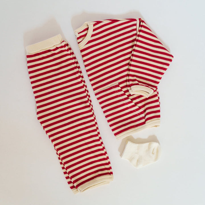 Waffle Long Sleeve Set - shopatlasgrey