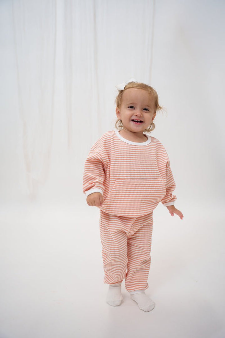 Waffle Long Sleeve Set - shopatlasgrey