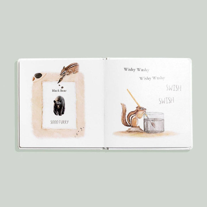 Wishy Washy: A Board Book of First Words and Colors - shopatlasgrey