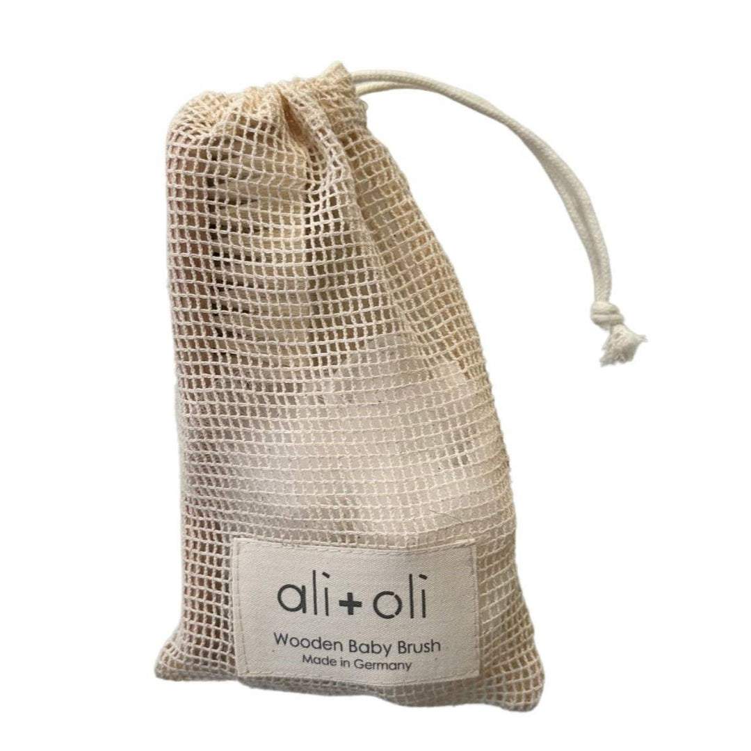 Wooden Baby Hair Brush - shopatlasgrey