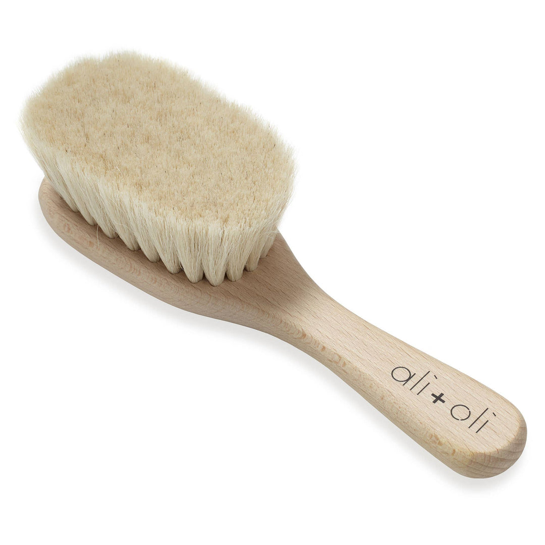 Wooden Baby Hair Brush - shopatlasgrey